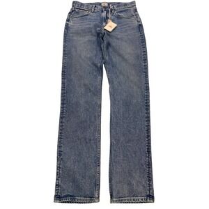Faherty Jeans Men 30x34 Blue Slim Straight Sandy‎ Point Wash Denim NWT $198